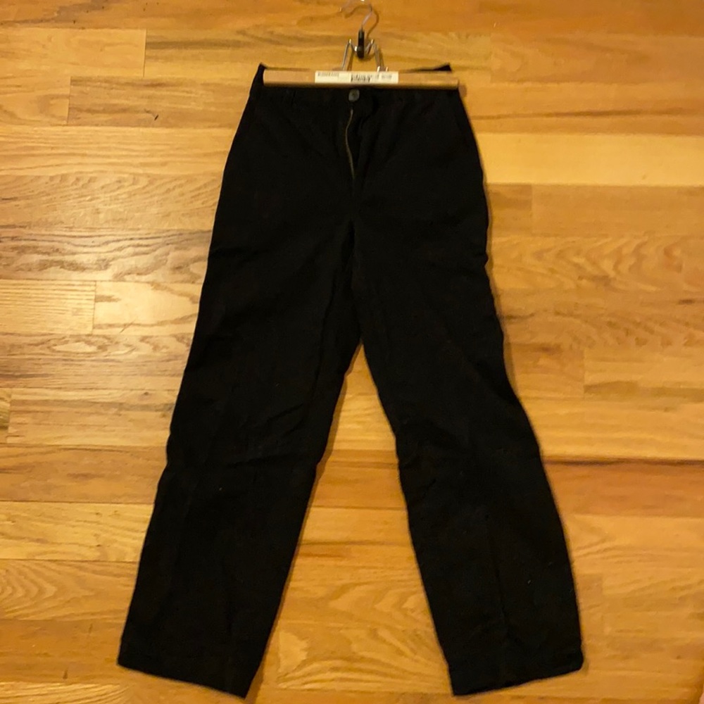 Black wide leg Aritzia jeans